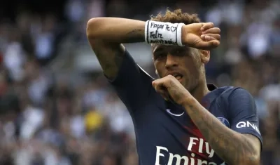 Neymar, delantero del PSG. 