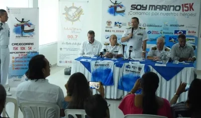 Aspecto del evento de socialización de la carrera Soy Marino.