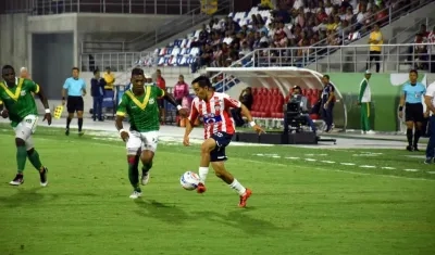 Fabián Sambueza, volante de Junior. 