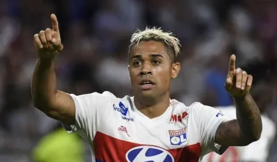 Mariano Díaz, delantero del Lyon. 