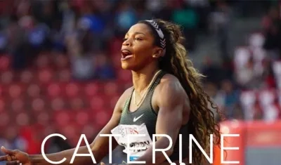 Así felicitó la Liga de Diamante a la ganadora. 