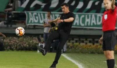 Jorge Almirón, ex técnico de Atlético Nacional. 