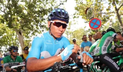 Nairo Quintana, ciclista colombiano. 