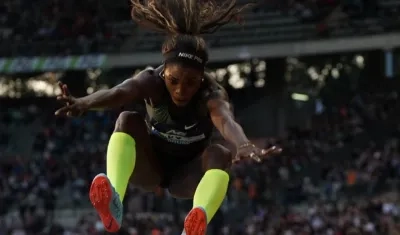 Caterín Ibargüen, atleta colombiana. 