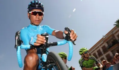 Nairo Quintana, ciclista colombiano. 