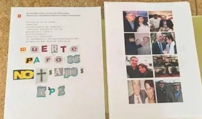 Este es el panfleto.