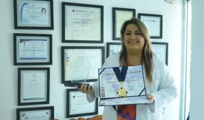 La doctora barranquillera Mónica Ruiz.