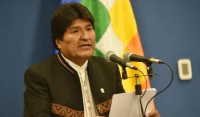 El presidente de Bolivia, Evo Morales. 