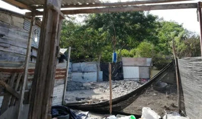 Lugar donde la Fiscalía encontró los dos cuerpos.