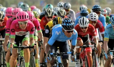 Nairo Quintana, ciclista colombiano. 