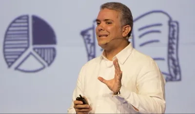 El presidente de Colombia, Iván Duque