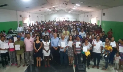 Ceremonia realizada en Soledad.