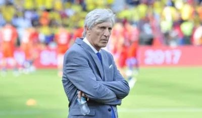 José Pékerman, técnico argentino. 