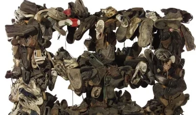 Obra 'Alacena con zapatos' del grupo 'El Sindicato'.