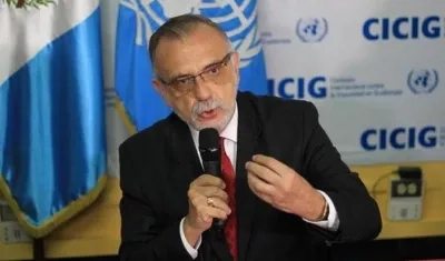 Iván Velásquez, jefe de la Comisión Internacional Contra la Impunidad en Guatemala (Cicig).