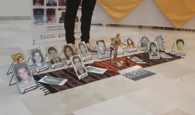 Encuentro Nacional de Desaparición Forzada y Vida y libertad, en Barranquilla.