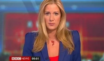 La presentadora británica Rachael Bland.