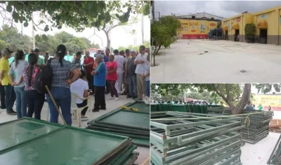  El Distrito socializó con los vendedores activos del mercado EPM la instalación de los módulos provisionales.