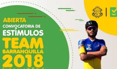 Alex Cujavante es uno de los atletas del Team Barranquilla. 