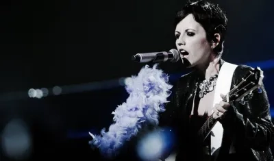 La cantante irlandesa Dolores O'Riordan.