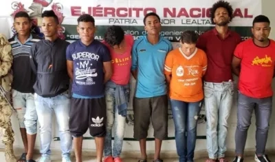 Los capturados por vender droga desde casas regaladas por el Gobierno.