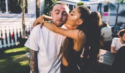 El rapero Mac Miller y la cantante Ariana Grande.