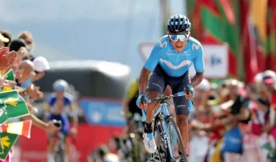 Nairo Quintana, ciclista colombiano. 