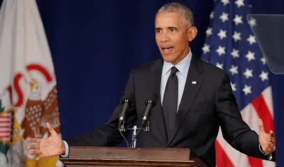 El expresidente de Estados Unidos, Barack Obama.