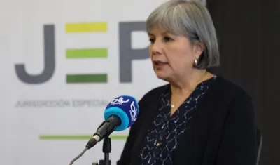 Patricia Linares, presidenta de la JEP.