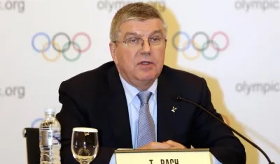 Thomas Bach, presidente del Comité Olímpico Internacional. 