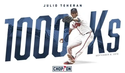 Julio Teherán, lanzador colombiano. 