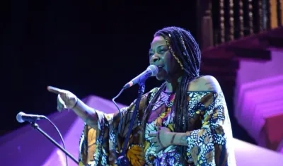 Concha Buika en el cierre del Festival de Jazz de Mompox.