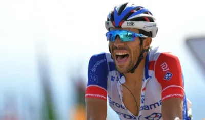 Thibaut Pinot ganó la etapa en Covadonga. 