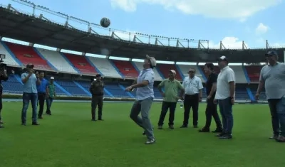 El Alcalde Alejandro Char.