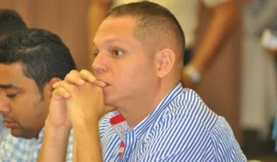 El alcalde del municipio de Ciénaga, Edgardo Pérez Diaz. 