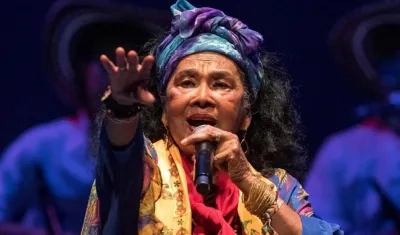 La cantadora Totó La Momposina.