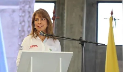 Adriana Guzmán Rodríguez, presidenta de Colpensiones.