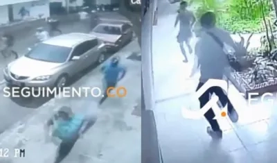 Momentos del incidente. 