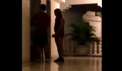 La pareja implicada en los videos.