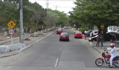 Lugar donde la víctima tomó el taxi. 