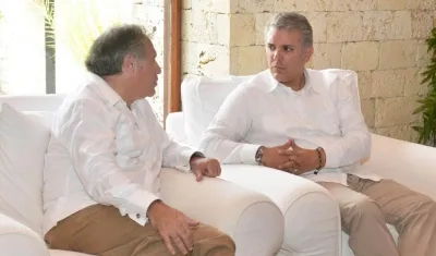 Luis Almagro, secretario de la OEA, se reunió con el Presidente Iván Duque.