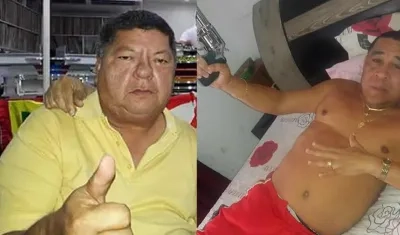 El edil Fabio Hernández Sierra (derecha) y Geolvaldi de Jesús Altamar Cardales, alias ‘Bolita Pistola’