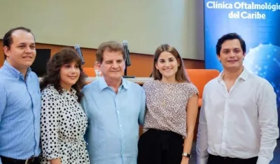 Doctor Luis Escaf durante el lanzamiento de Savios, que mejorará la atención a los pacientes de la Clínica Oftalmológica del Caribe.
