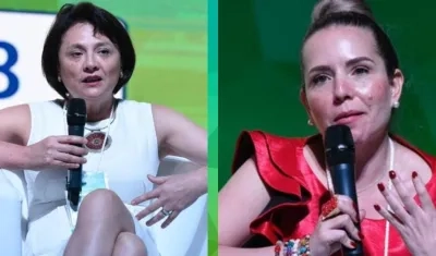  Loreto Silva y Vanessa Luna estuvieron en Confecámaras.