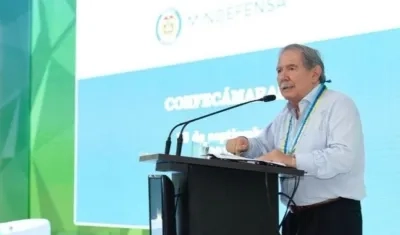 Guillermo Botero, ministro de Defensa.