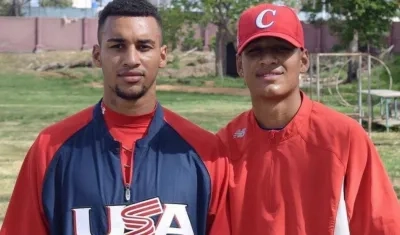 Víctor Víctor Mesa y Víctor Hijo Mesa, peloteros cubanos. 