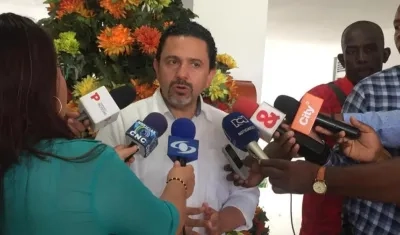 Miguel Ceballos, alto comisionado para la Paz, la Legalidad y la Convivencia de Colombia.