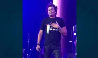 El cantante Carlos Vives.