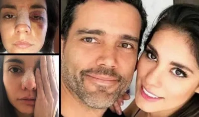 La actriz Eileen Moreno y el actor Alejandro García.