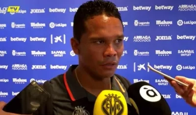 Carlos Bacca, delantero colombiano.